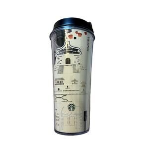 Starbucks tumbler mug cup 16oz Taipei with lid The Relief City Series